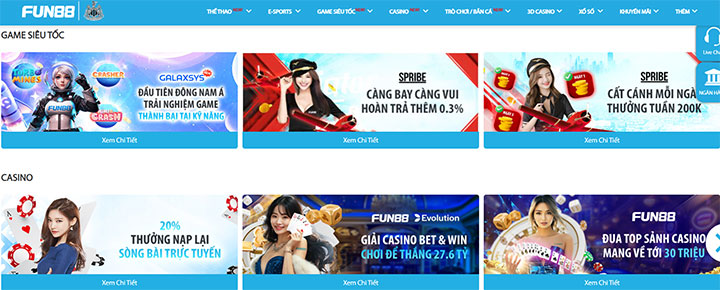 Khuyến mãi Fun88 Khuyến mãi Fun88